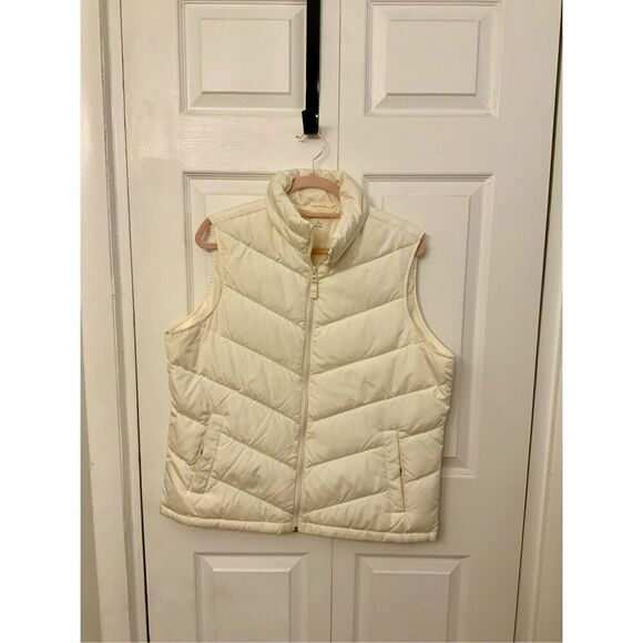 Lands End Vest White - L - Picture 1 of 4